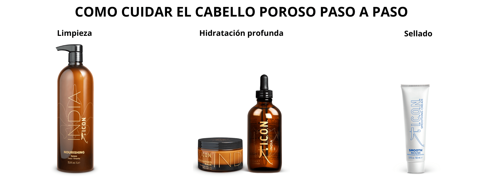 rutina contra el pelo poroso